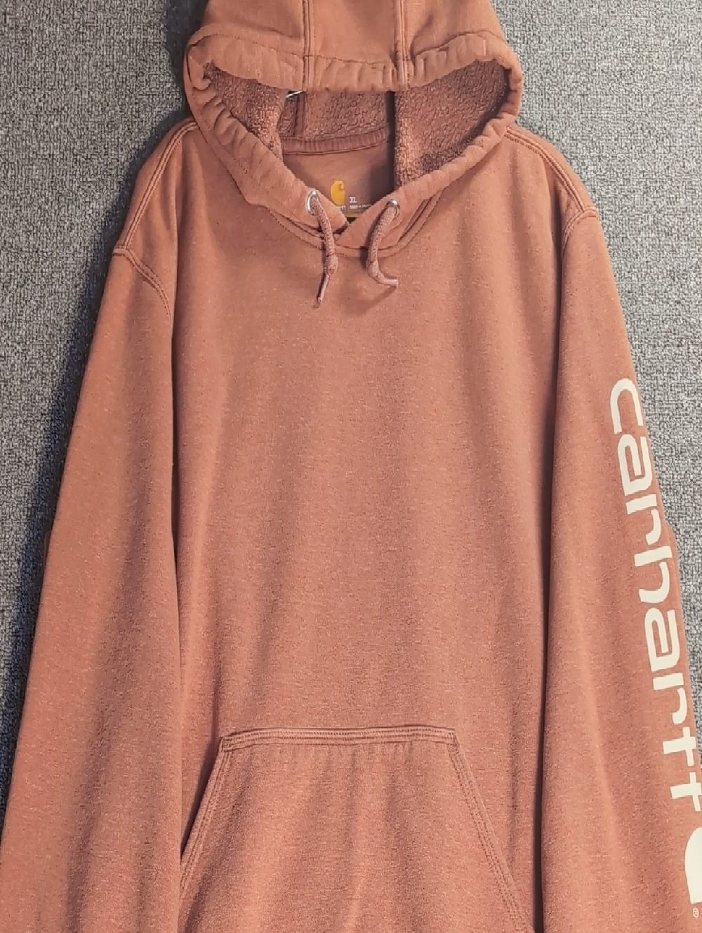 Carhartt Iconic K288 Logo Sweatshirt / Hoodie Size XL Original in Auburn Heather